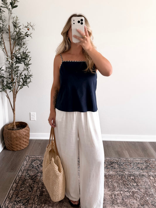 Freedom Found Navy Top