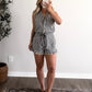 Easton Striped Button Down Romper