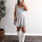 Bluebonnet Floral Gingham Romper