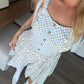 Bluebonnet Floral Gingham Romper