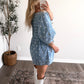 Main Street Dotted Denim Romper