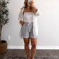 Summer Layers Button Down / White