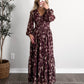 Plum Grove Floral Maxi Dress