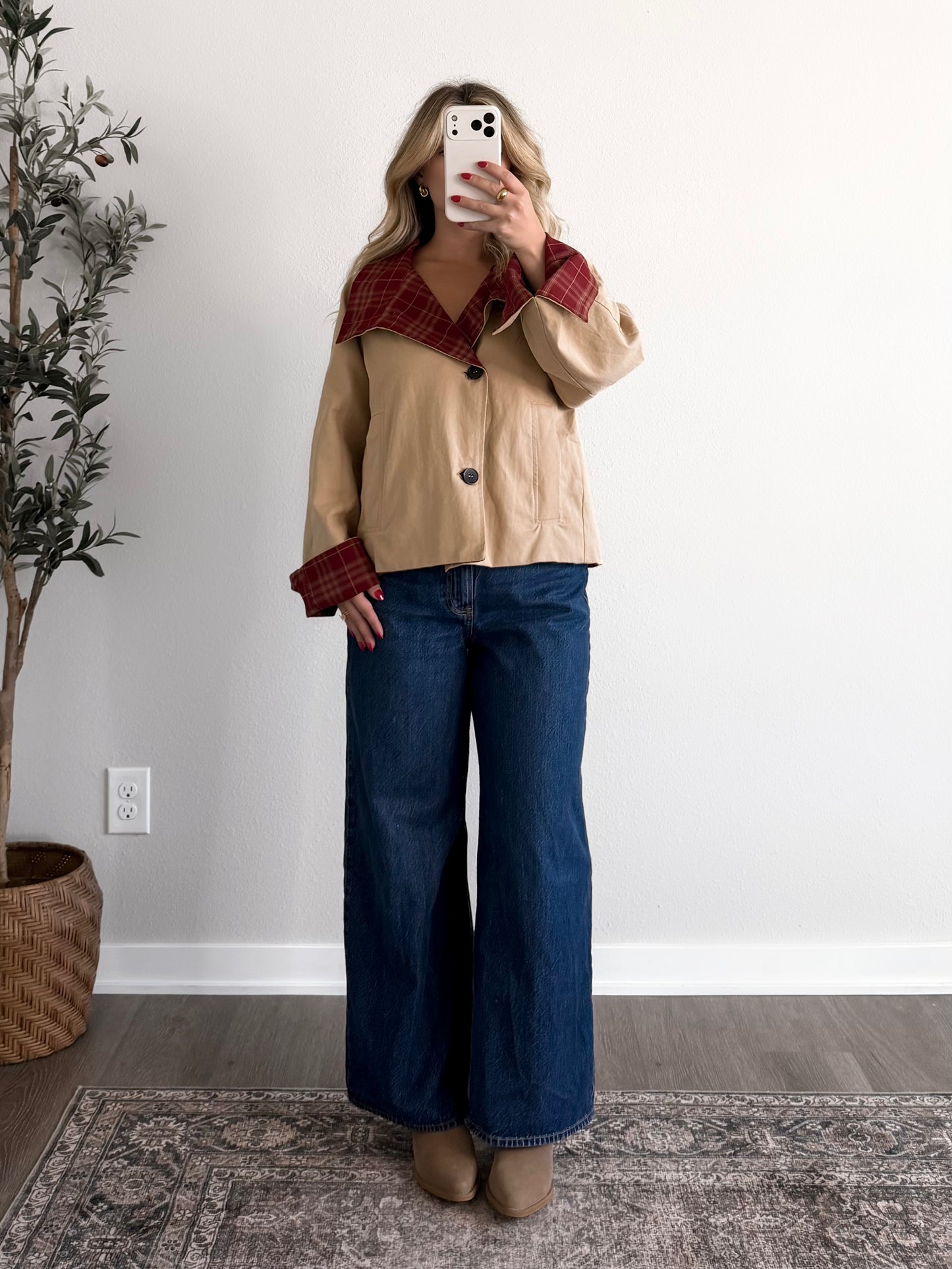 Beacon Hill Reversible Trench Coat