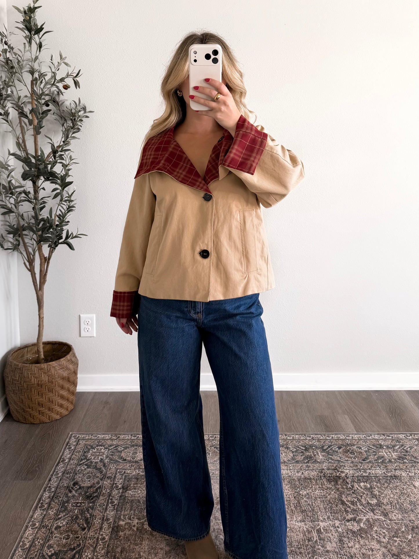 Beacon Hill Reversible Trench Coat