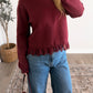Wine Down Knit Sweater