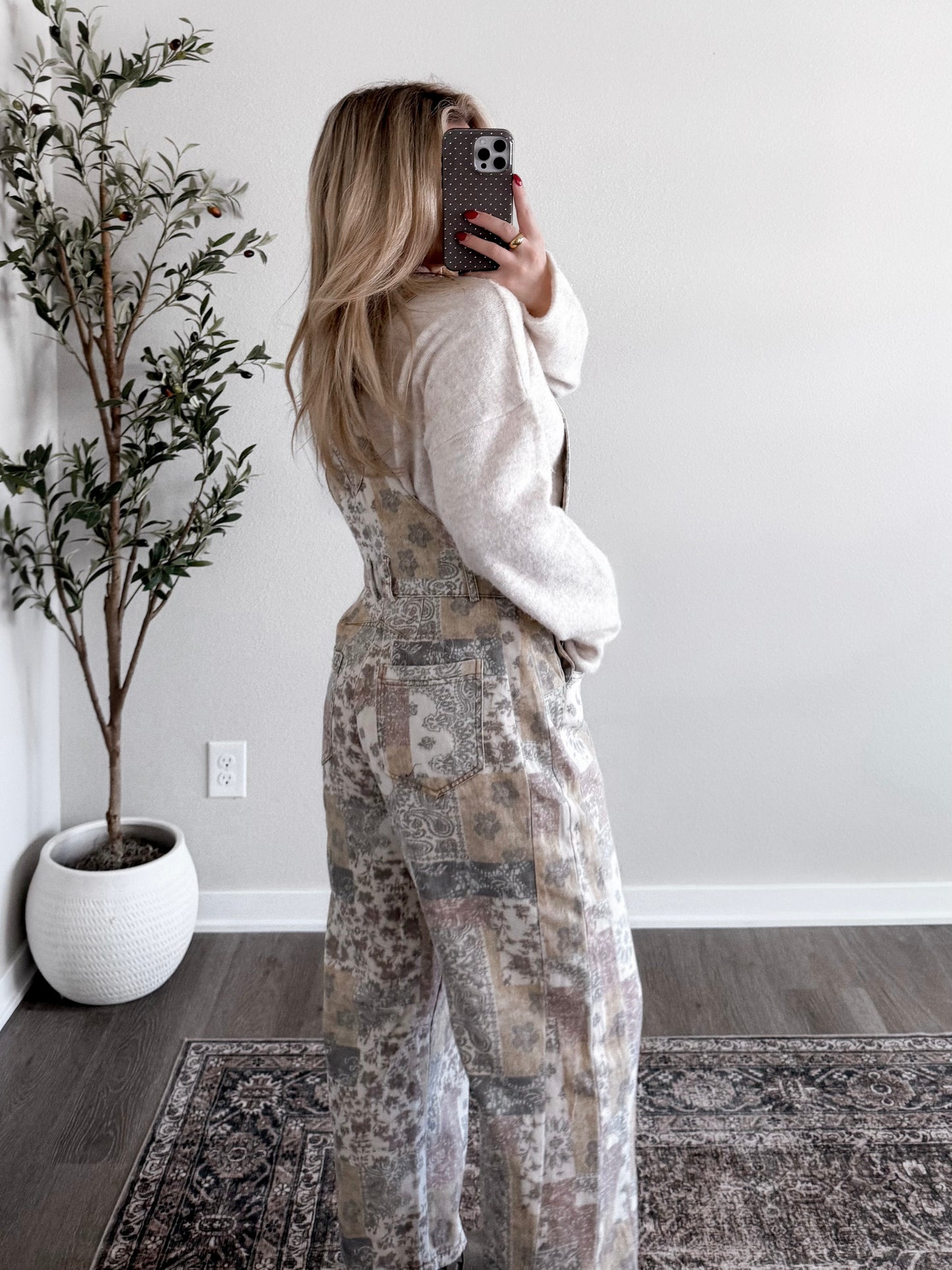 Nomad Boho Barrel Overalls