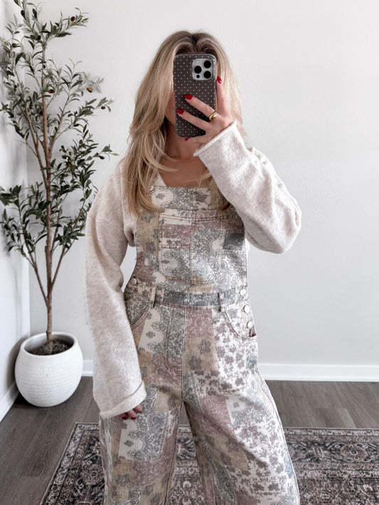 Nomad Boho Barrel Overalls