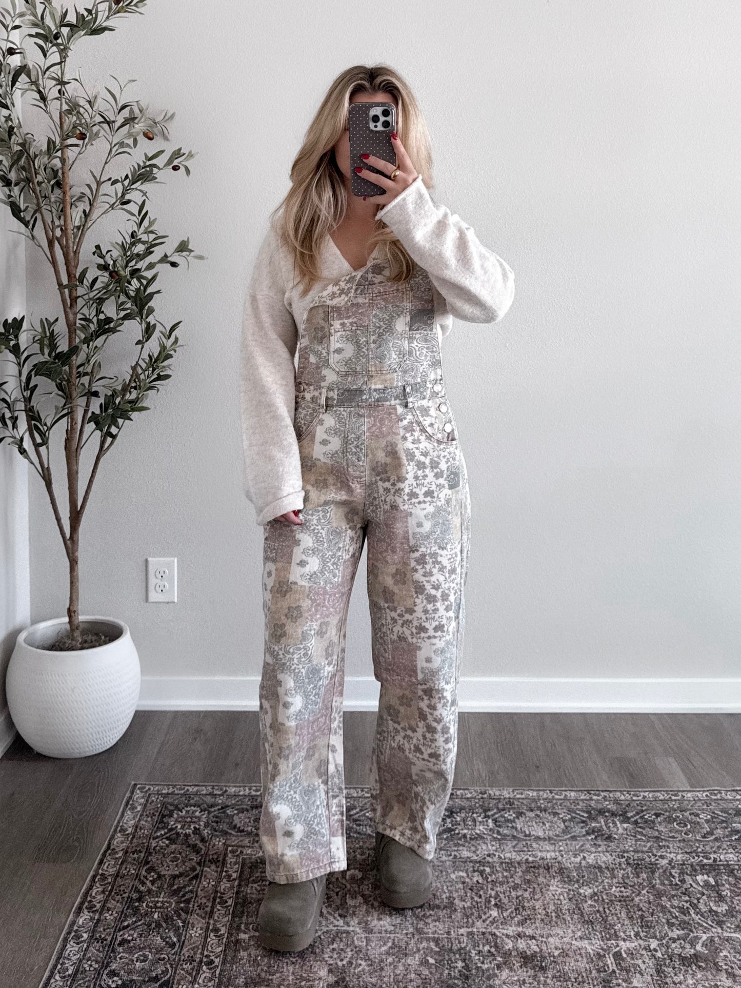 Nomad Boho Barrel Overalls