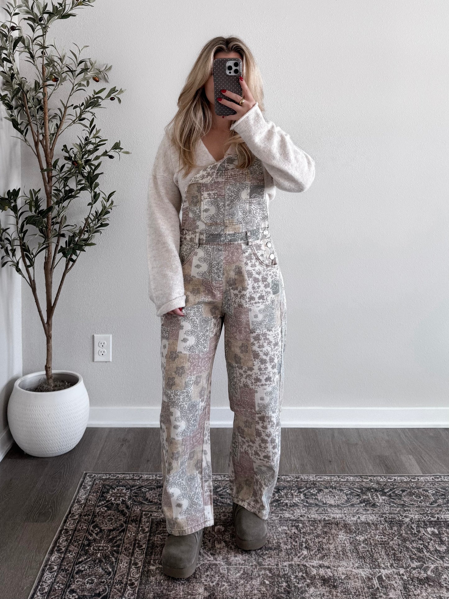 Nomad Boho Barrel Overalls