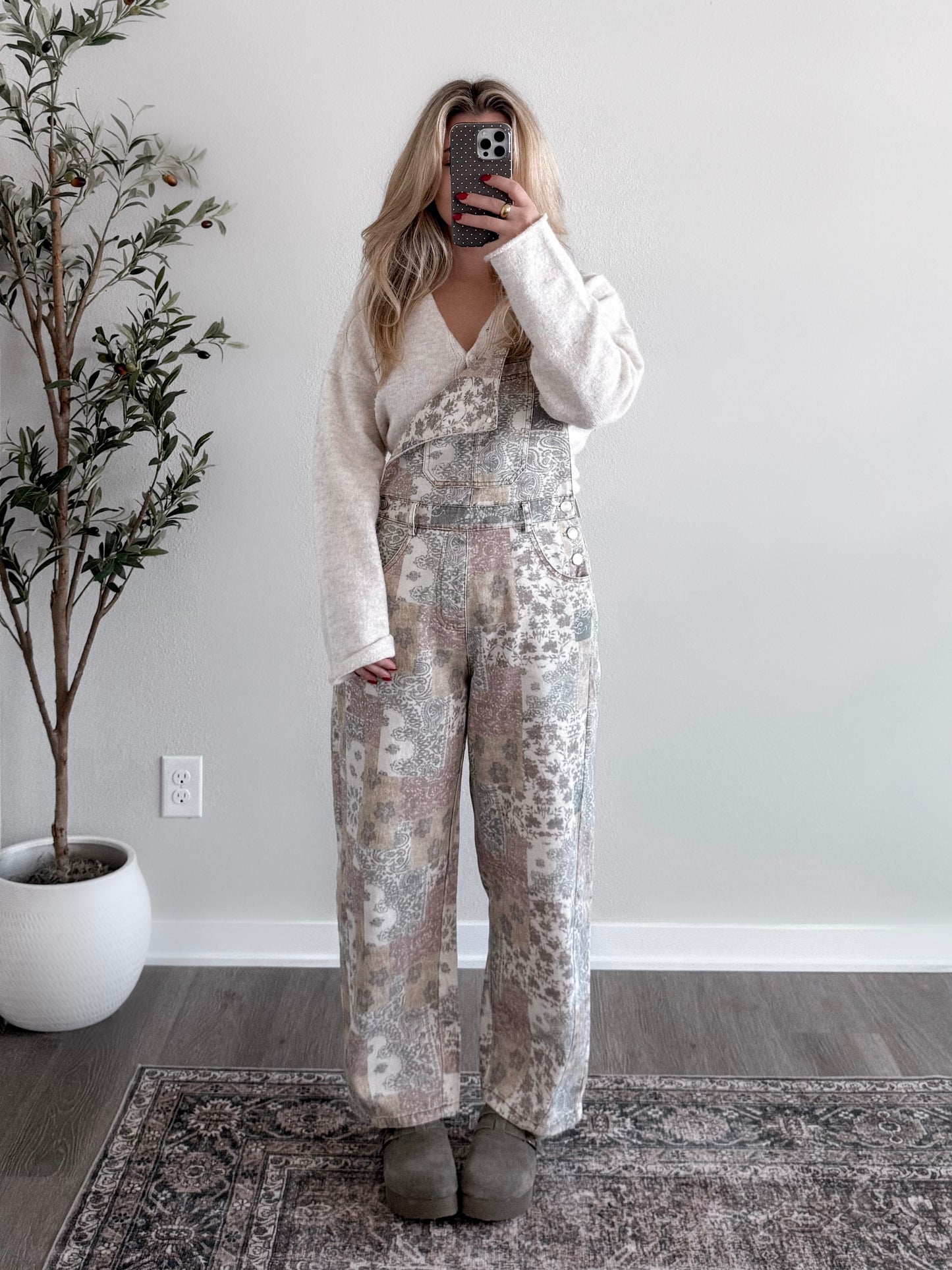 Nomad Boho Barrel Overalls