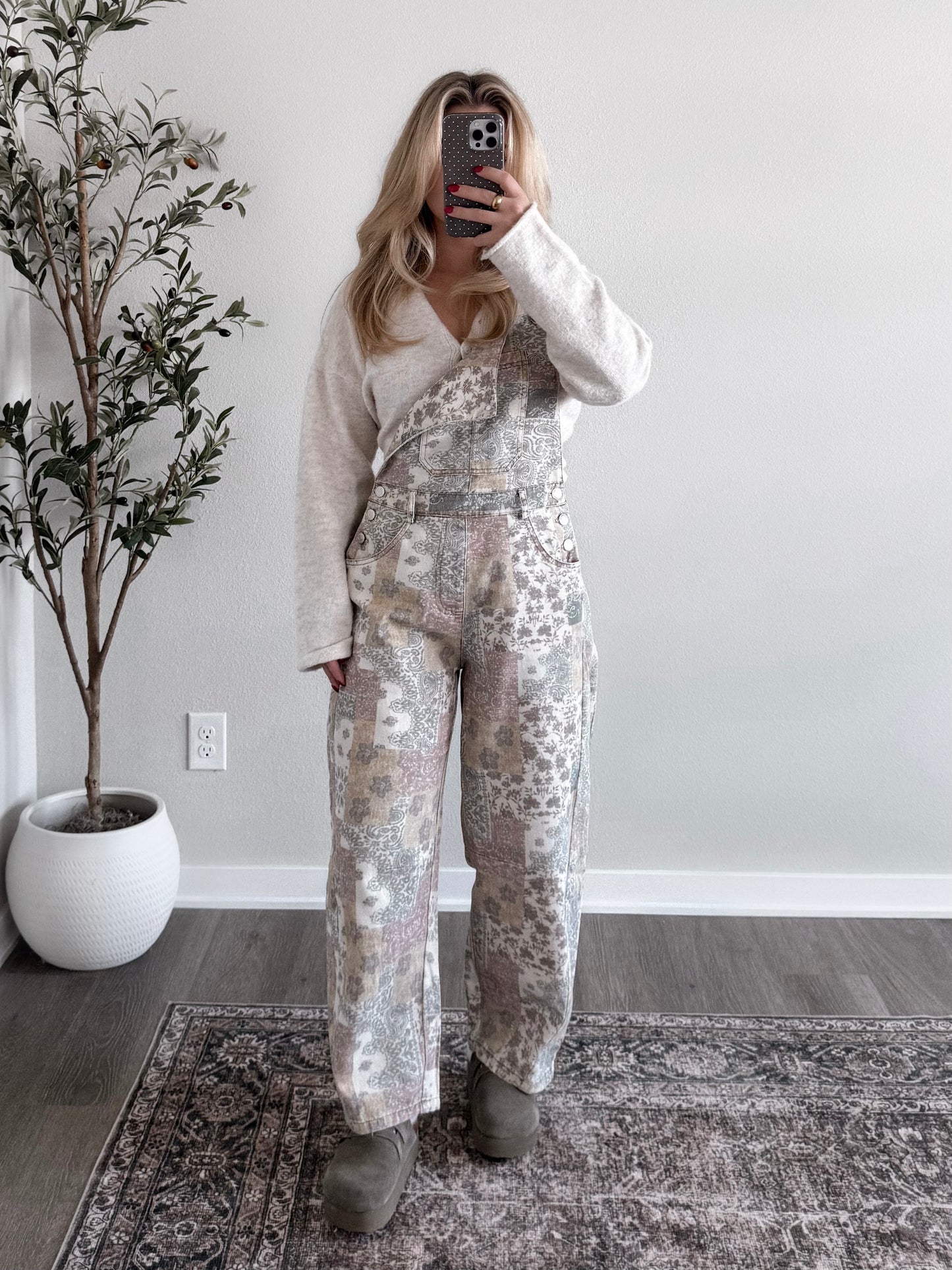 Nomad Boho Barrel Overalls