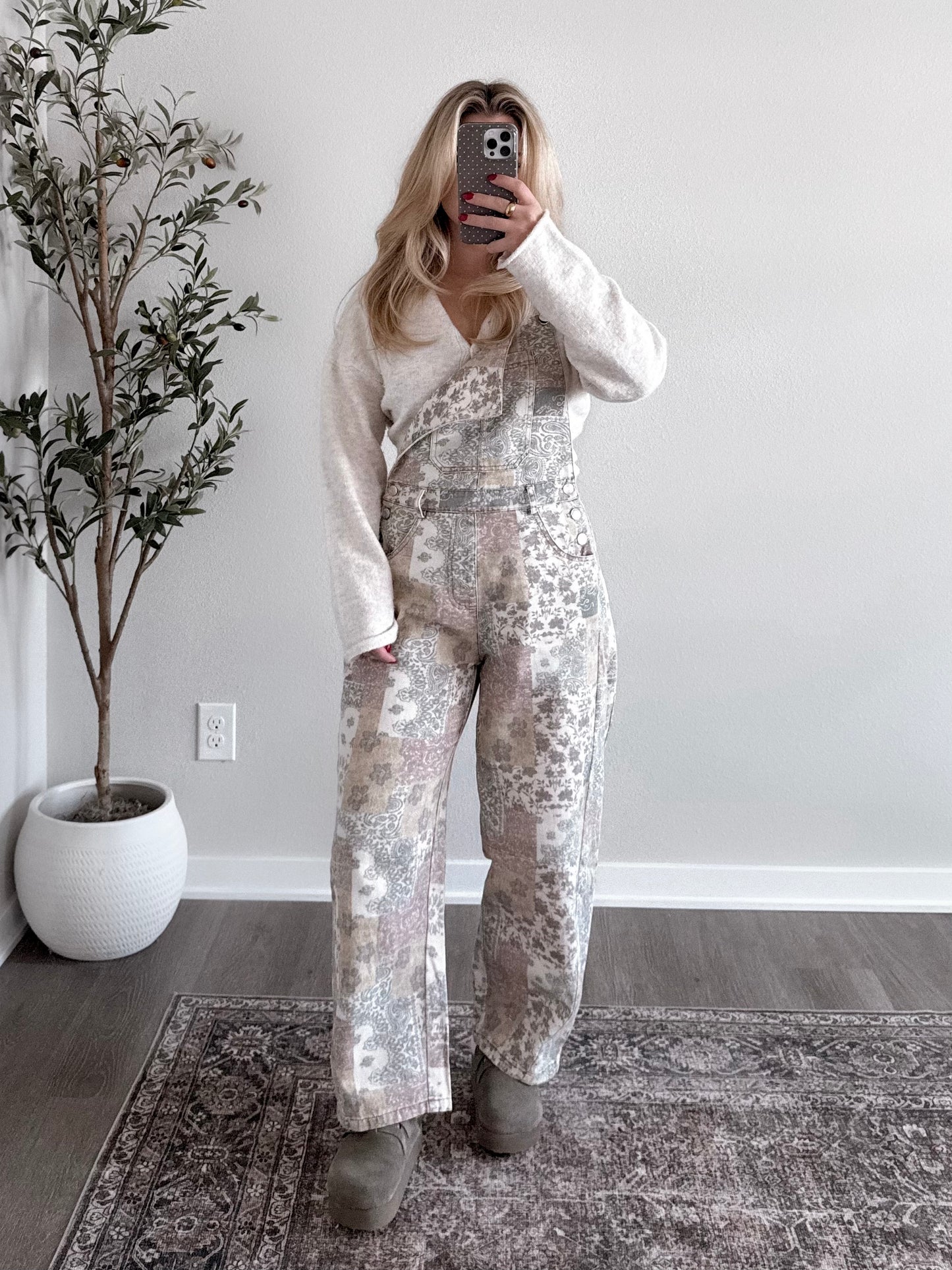 Nomad Boho Barrel Overalls