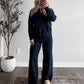 Fireside Sweater Knit Set / Navy