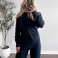 Fireside Sweater Knit Set / Navy