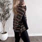 Pinecone Striped Sherpa Vest