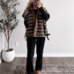 Pinecone Striped Sherpa Vest