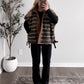 Pinecone Striped Sherpa Vest