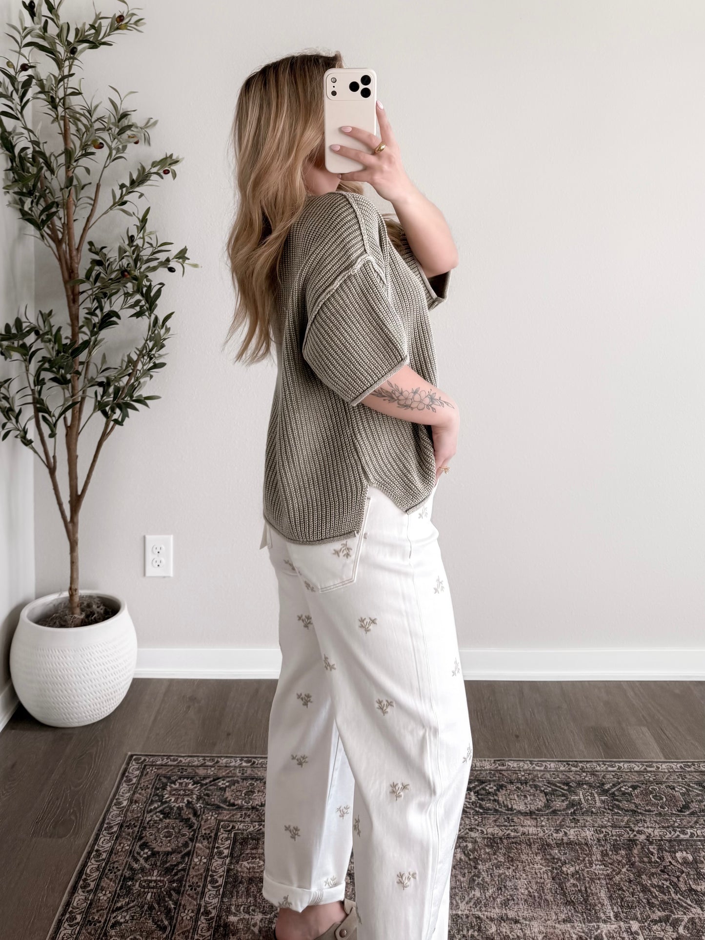 Fresh Air Ribbed Knit Top