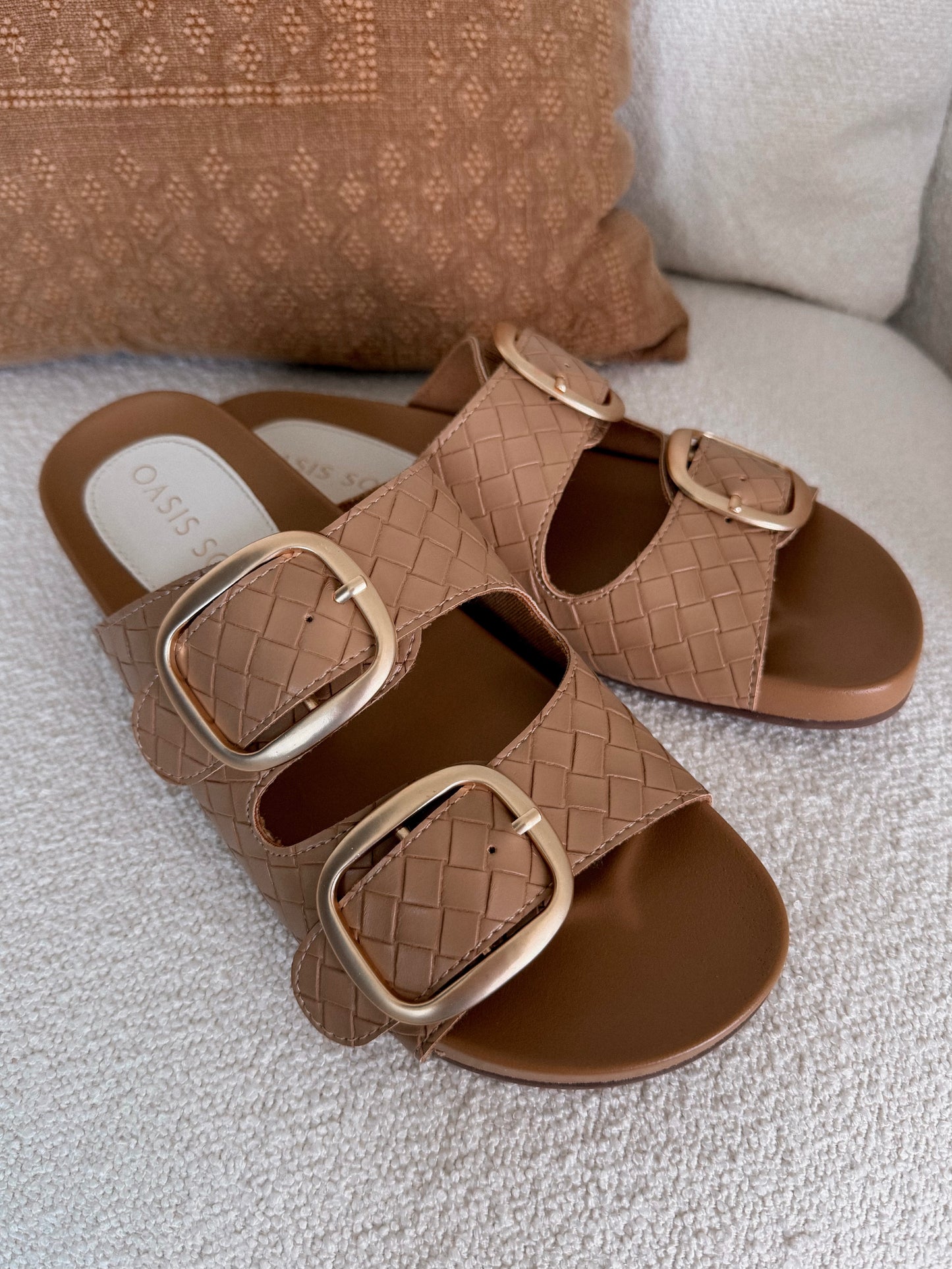 Desiree Woven Buckle Sandal