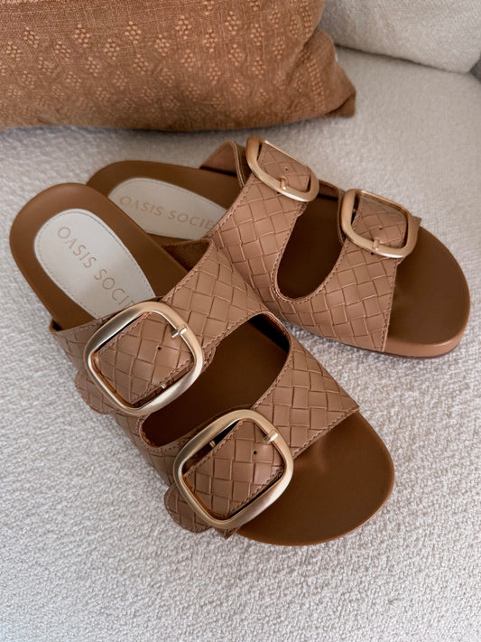 Desiree Woven Buckle Sandal