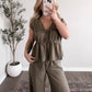 Patio Date Pant Set / Olive