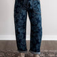 Janey High Waisted Barrel Jeans / Dark Floral