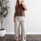Honey Bloom Floral Barrel Pant