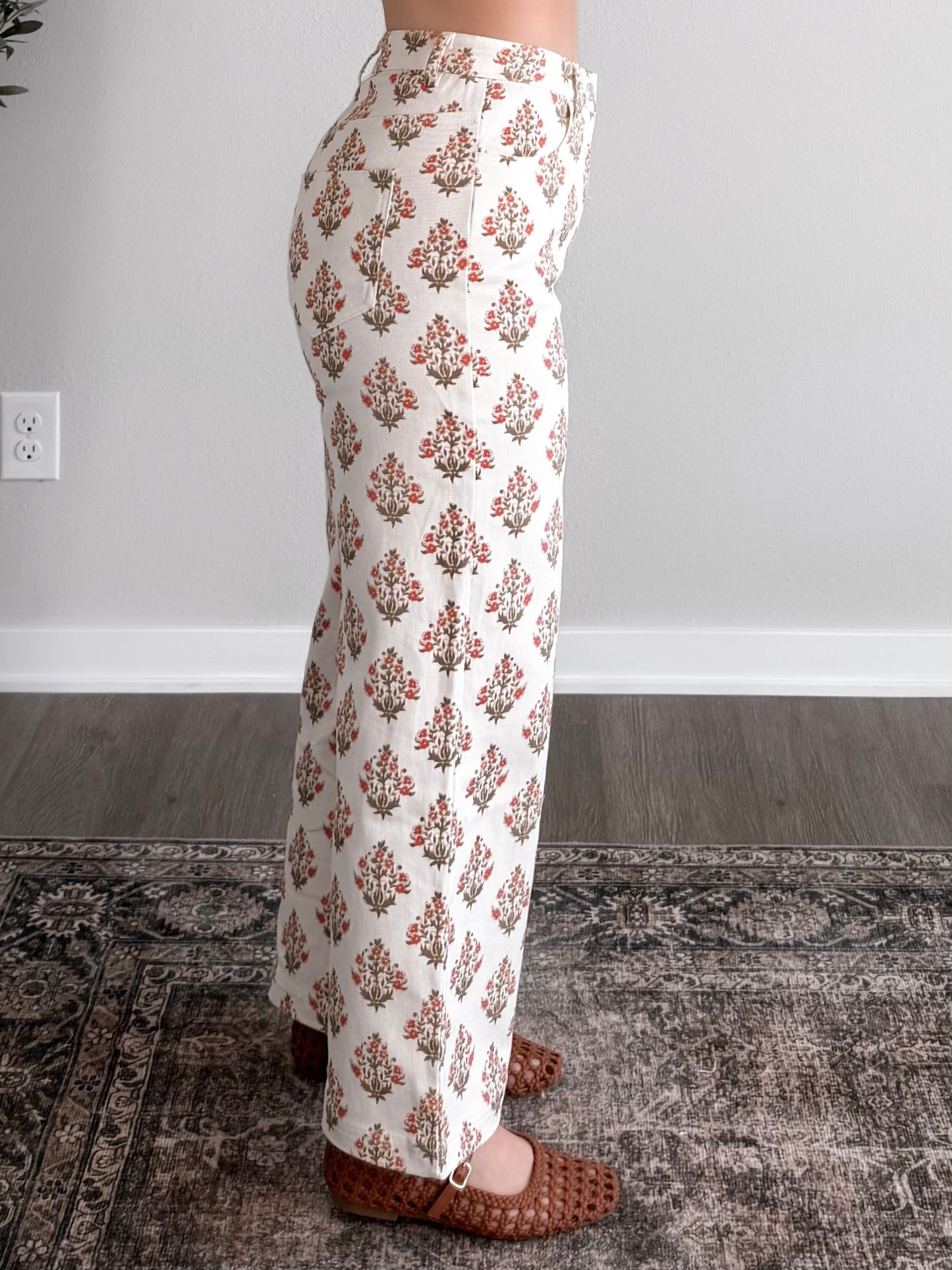 Flora Wide Leg Denim Pant