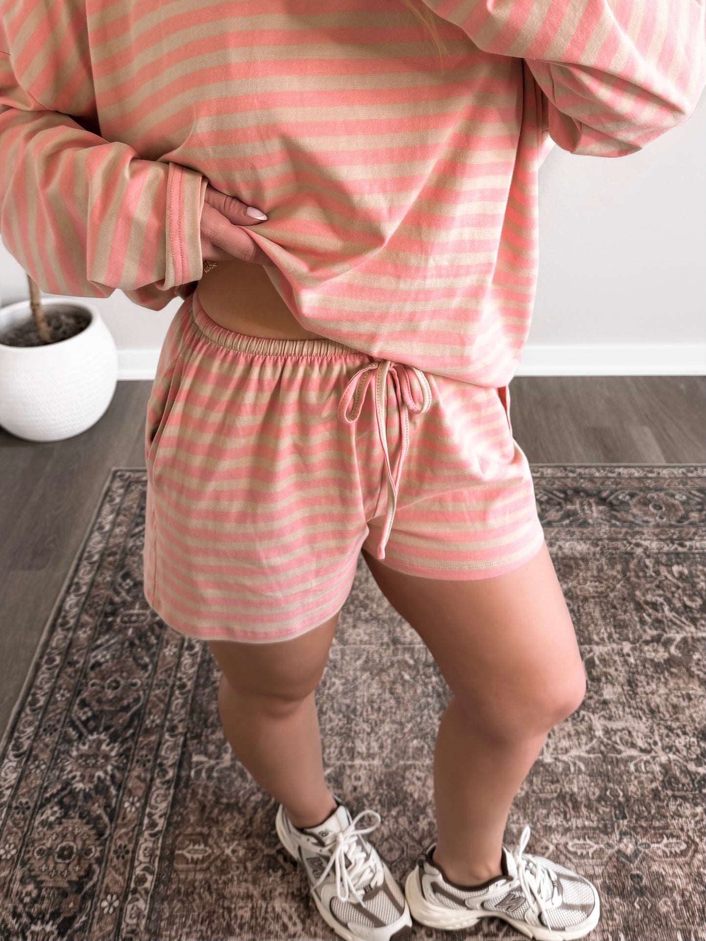 Rise & Shine Striped Lounge Set