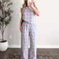 Pastel Picnic Plaid Pant Set