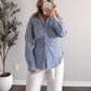 Office On The Coast Striped Top