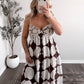 Golden Shore Crochet Midi Dress