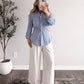Office On The Coast Striped Top