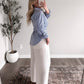 Office On The Coast Striped Top