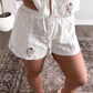 Ivory Garden Embroidered Short Set