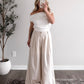 Parker Tailored Wide Leg Linen Pant