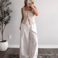 Soft Coast Linen Button Top / Natural