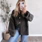 Ember Mock Neck Cardigan / Deep Olive