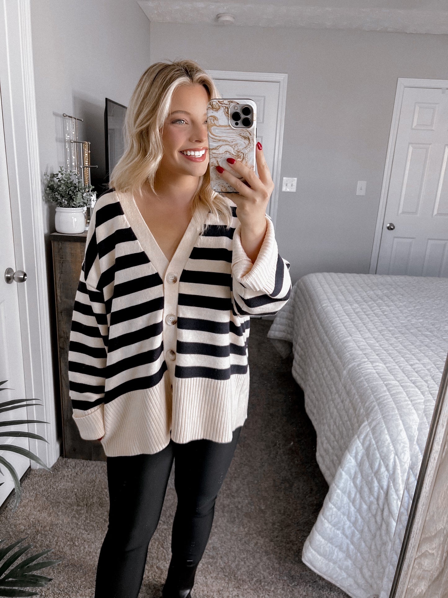 It Girl Fall Striped Sweater Final Sale