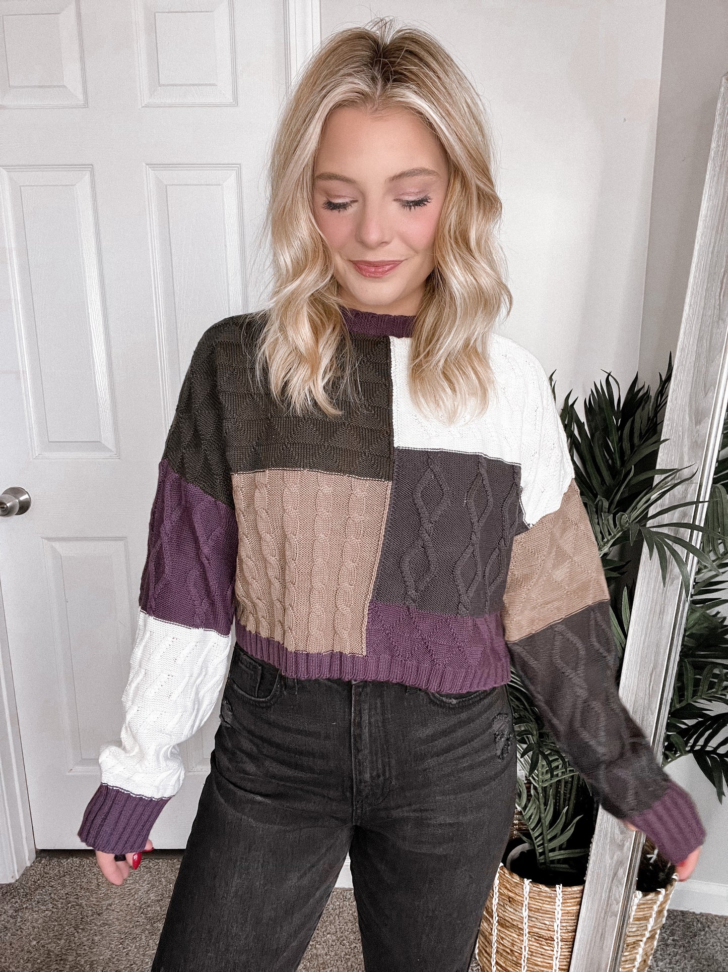 October Chill Cropped Sweater Final Sale