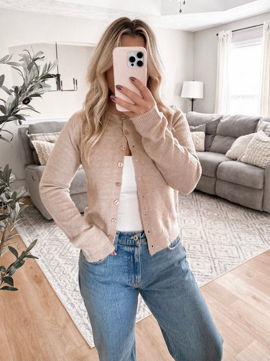 Elsie Button Down Knit Sweater