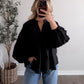Vivian Relaxed Black Blouse