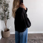 Vivian Relaxed Black Blouse