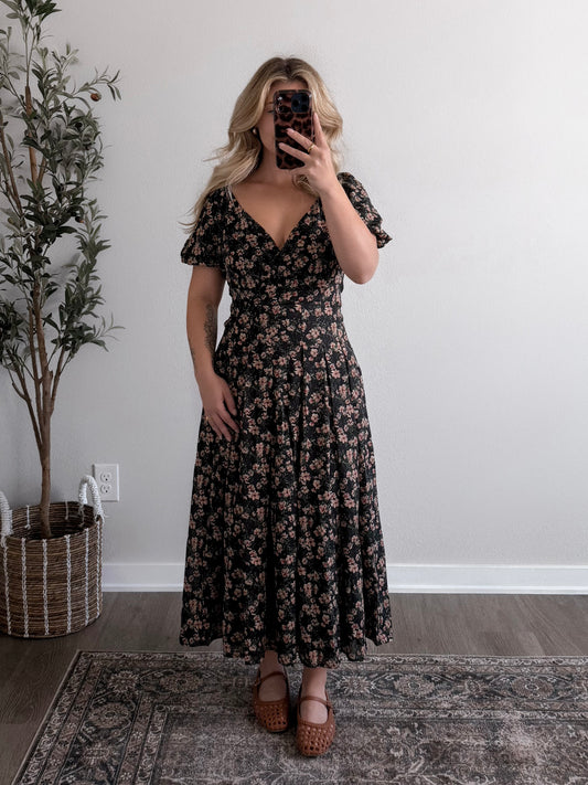 Arden Floral Midi Dress