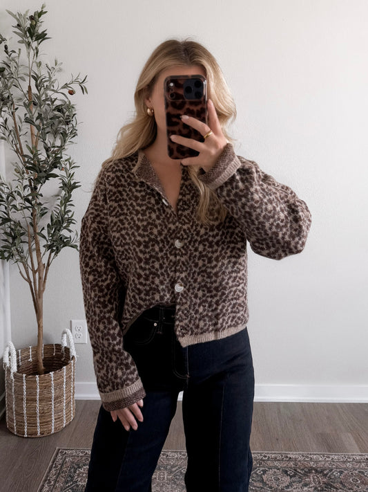 Wild At Heart Leopard Cardigan