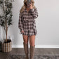 Apple Picking Plaid Short Set (Restocking 10.13)