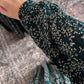 Forest Veil Smocked Maxi Dress