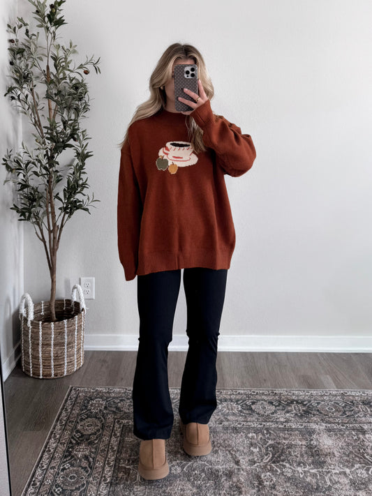 Corner Café Mock Neck Sweater