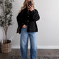 Ember Mock Neck Cardigan / Black